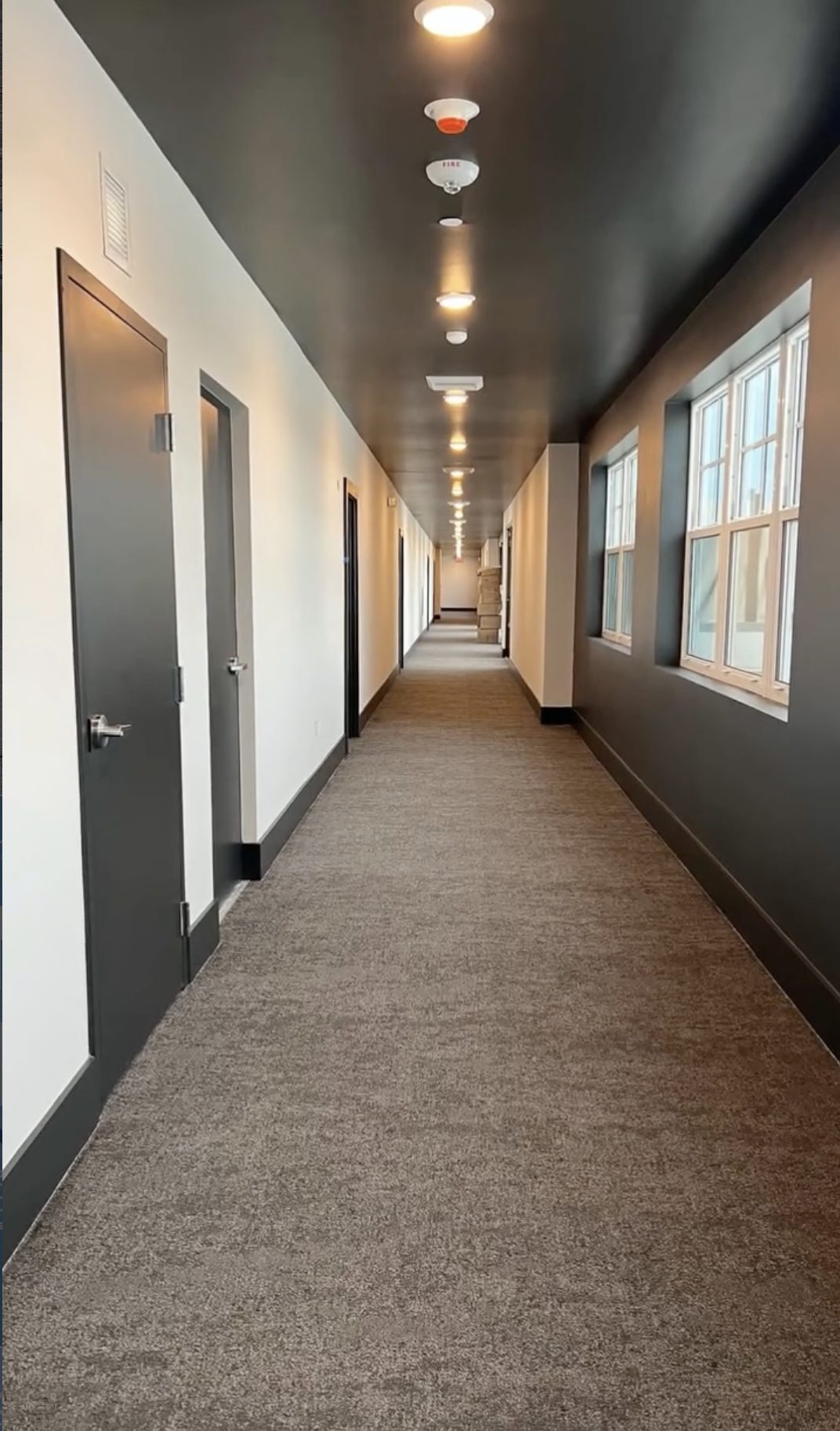 Commercial corridor delivered clean after post-construction turnover
